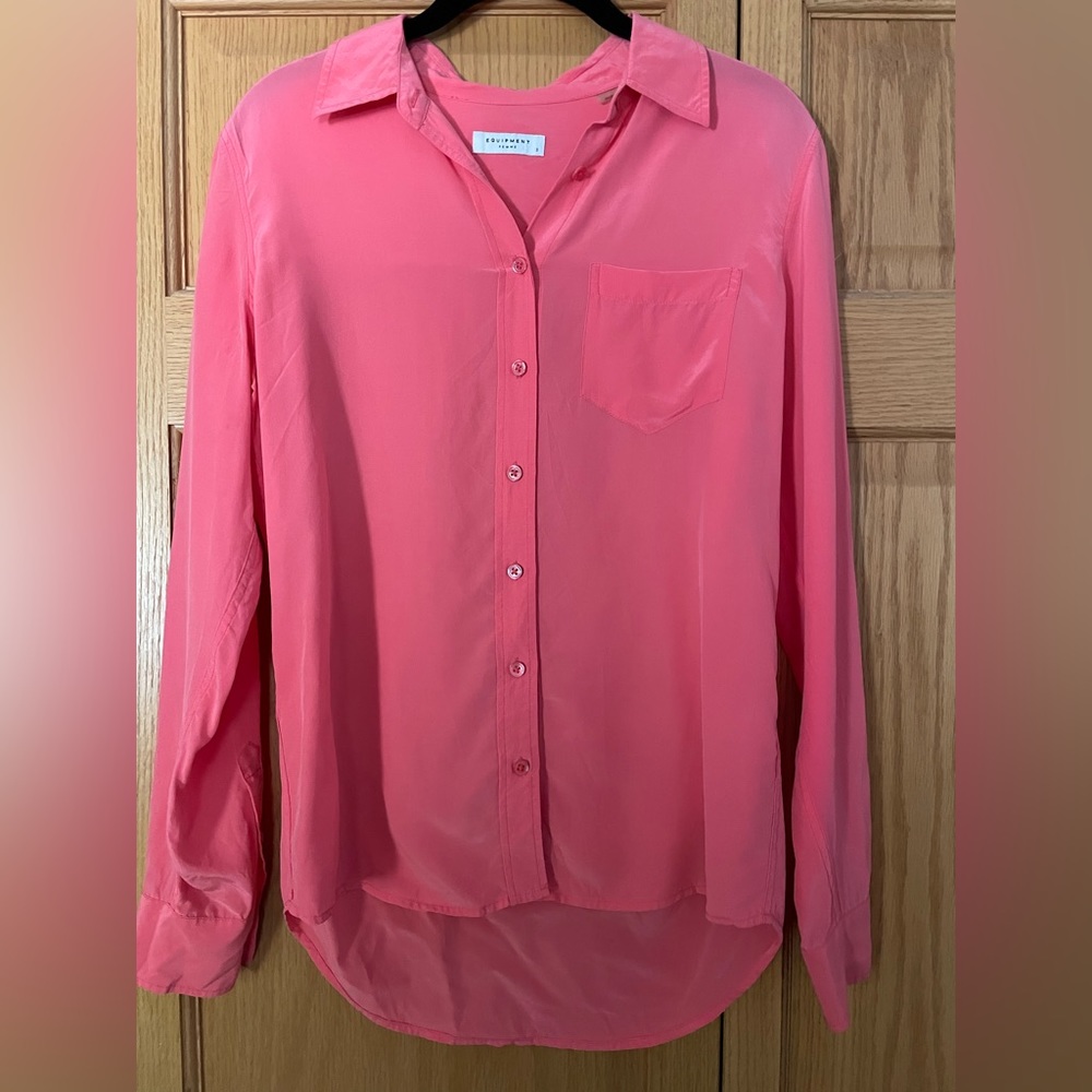 Electric Pink Equipment Blouse